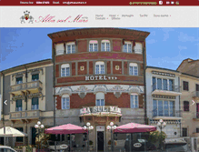 Tablet Screenshot of hotelalbasulmare.it